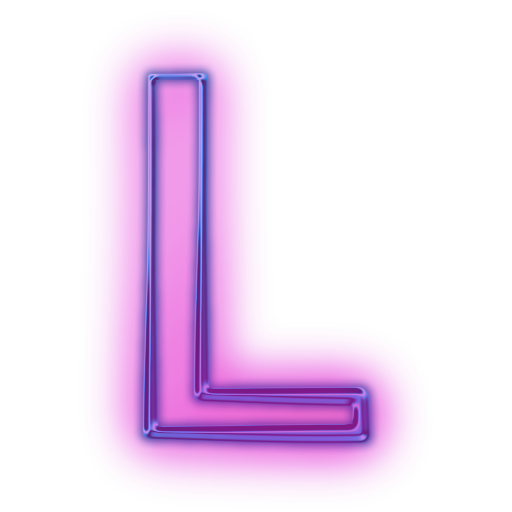 Alphabet Neon Transparent PNG Image