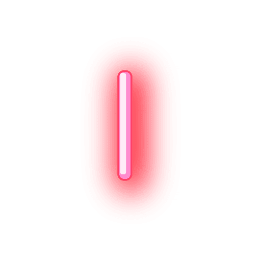 Alphabet Neon Transparent PNG Image