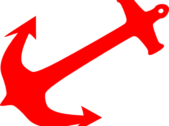Anchor Red Transparent PNG Image