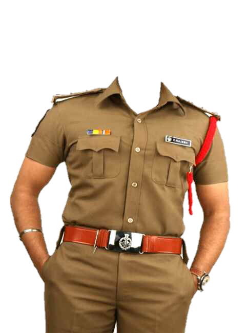 Police Challenging Darshan Indian Officer Star Transparent PNG Image