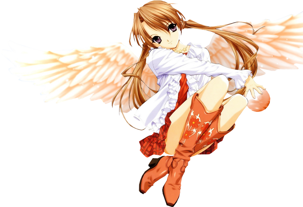 Girl Anime Angel Transparent PNG Image