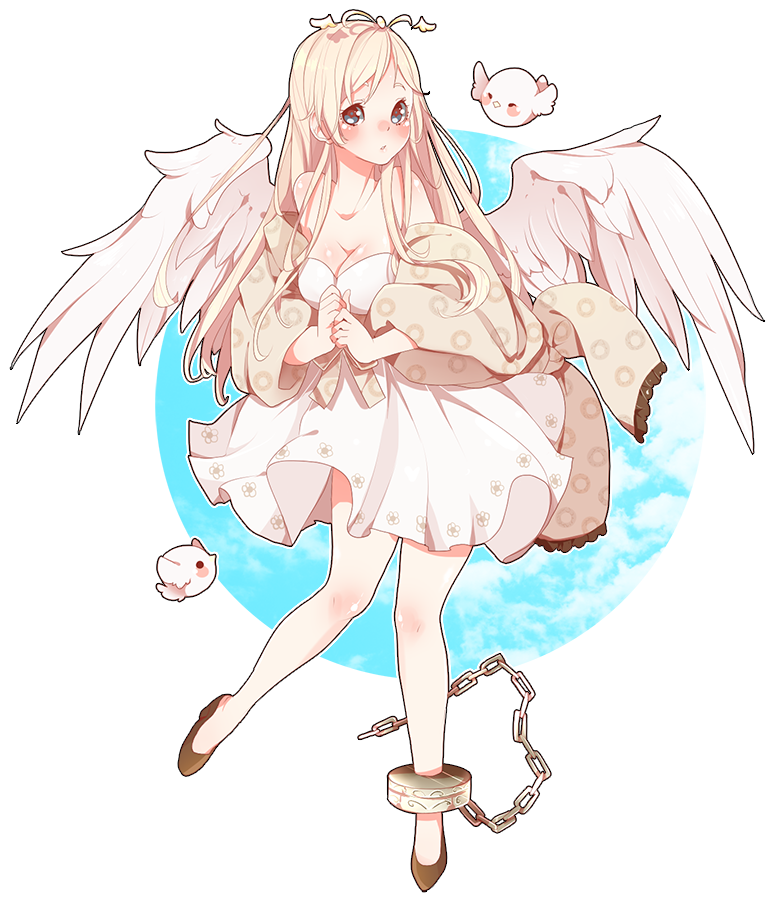 Girl Anime Angel Transparent PNG Image