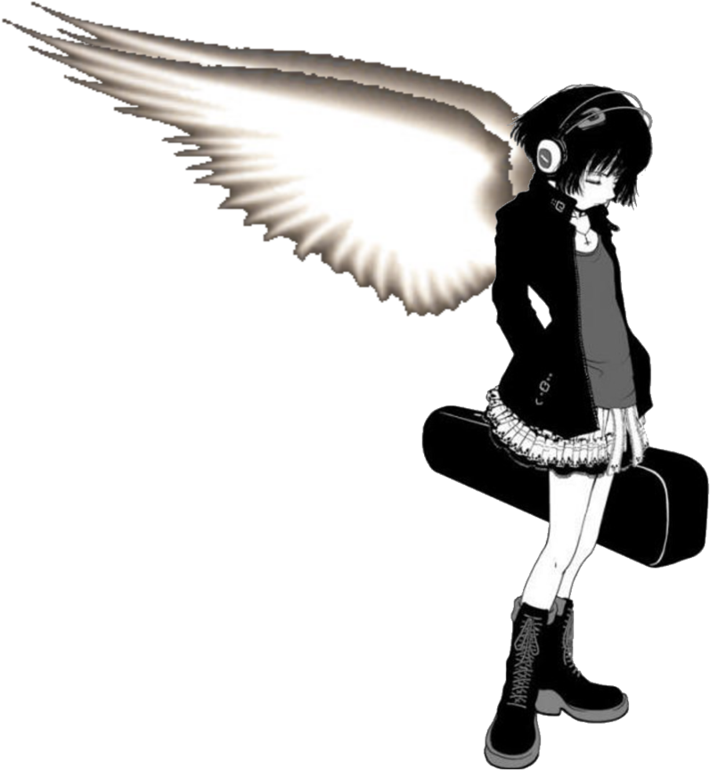 Girl Anime Angel Transparent PNG Image