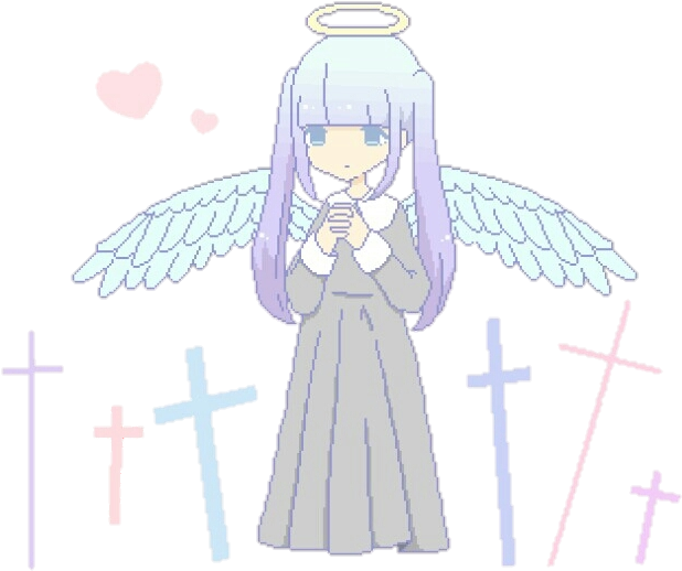 Girl Anime Angel Transparent PNG Image