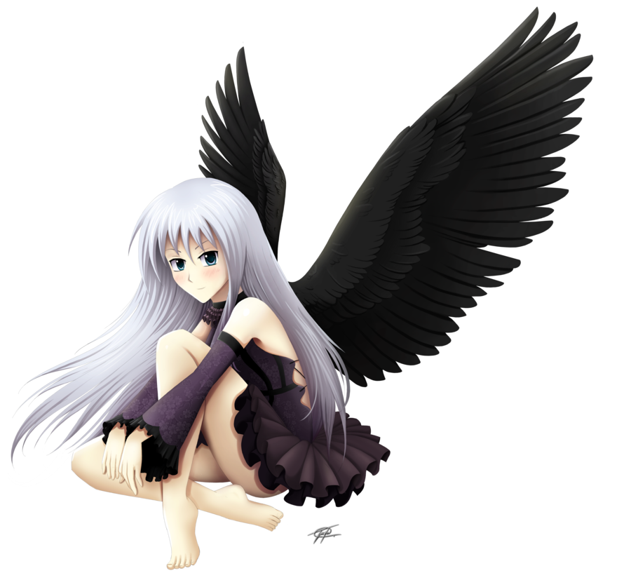 Girl Anime Angel Transparent PNG Image