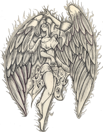 Angel Tattoos Transparent PNG Image