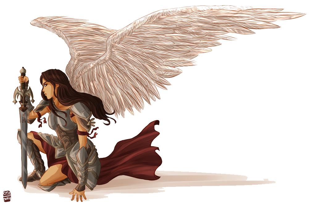 Angel Warrior Transparent PNG Image