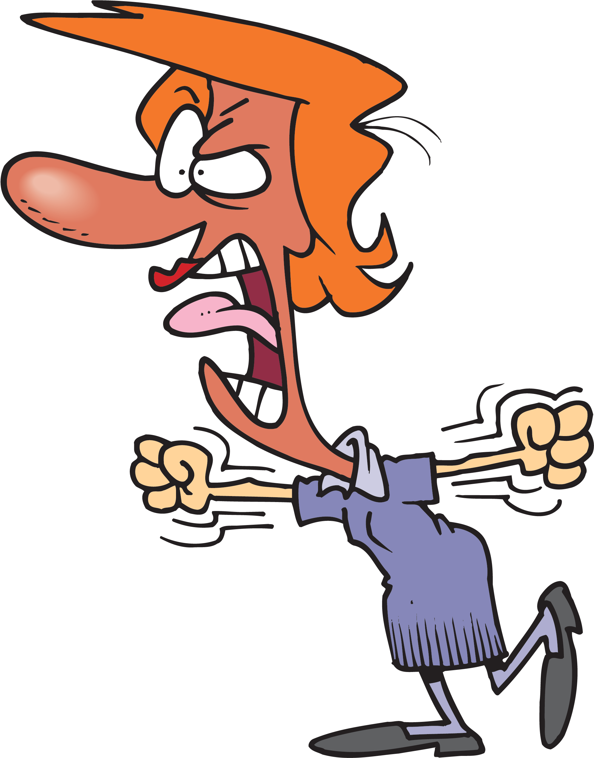 Angry Woman Transparent PNG Image