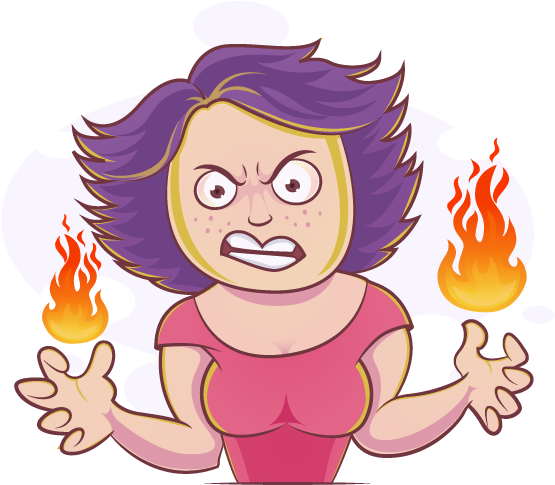 Angry Woman Transparent PNG Image