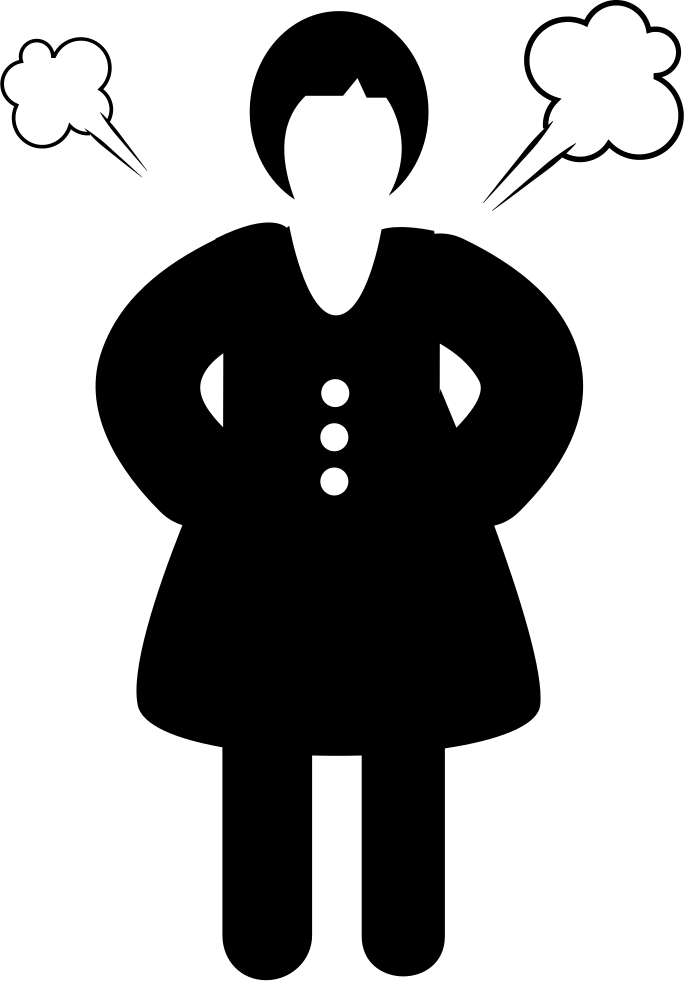Angry Woman Transparent PNG Image