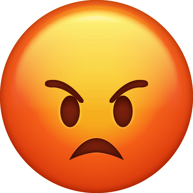 Angry Emoji Transparent PNG Image