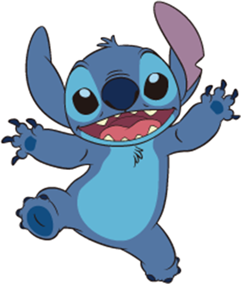 Blue Lilo Pelekai Stitch Cartoon Transparent PNG Image
