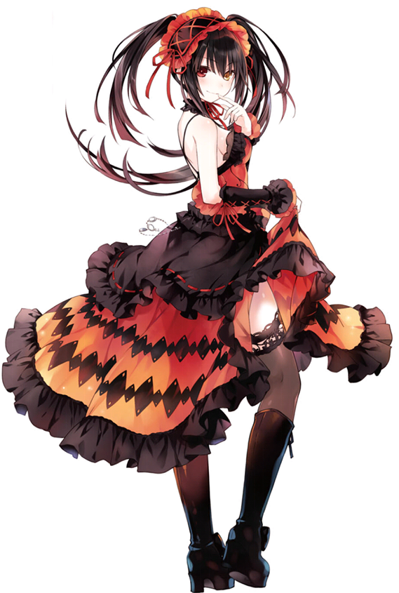 Tokisaki Kurumi Transparent PNG Image