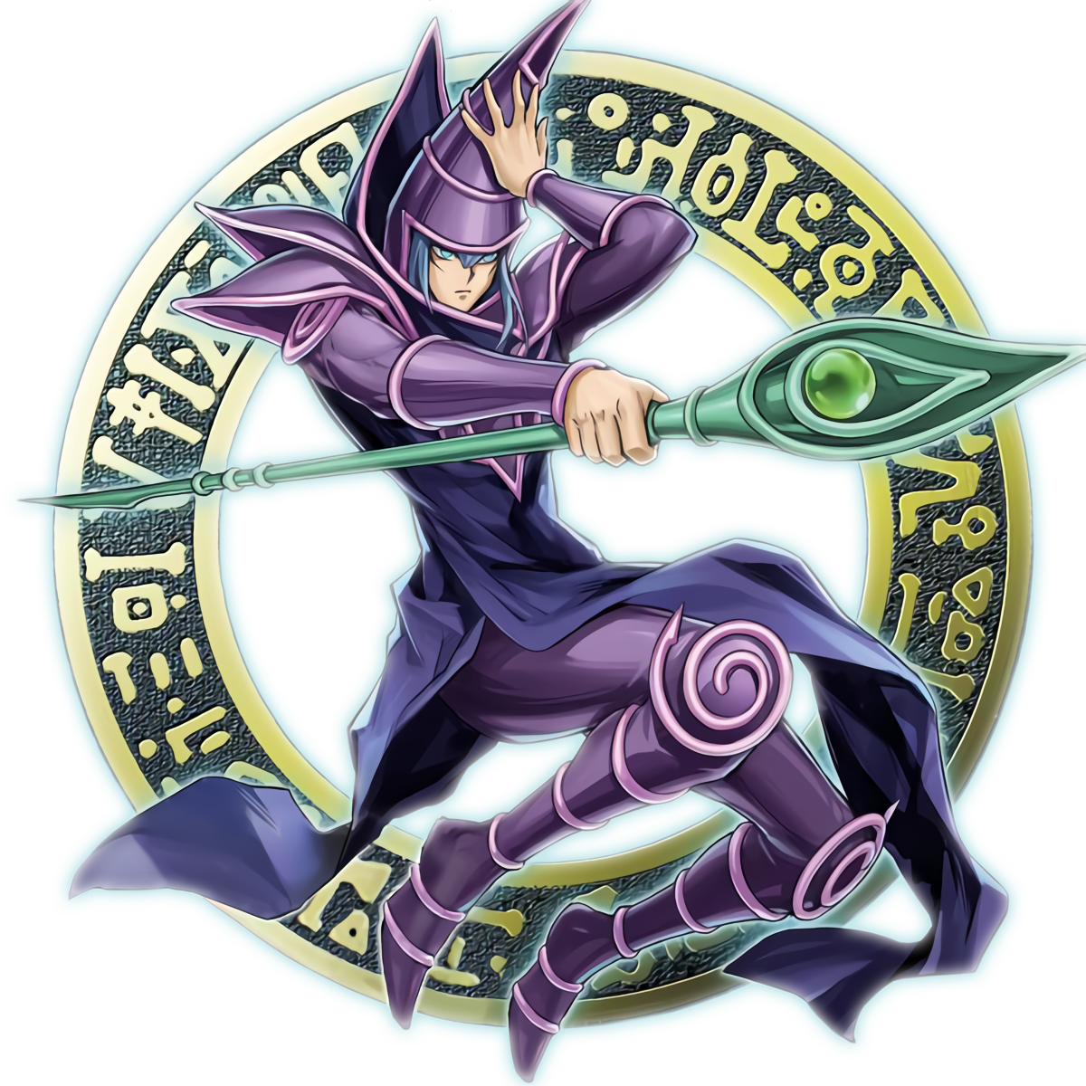 Dark Magician Anime Transparent PNG Image