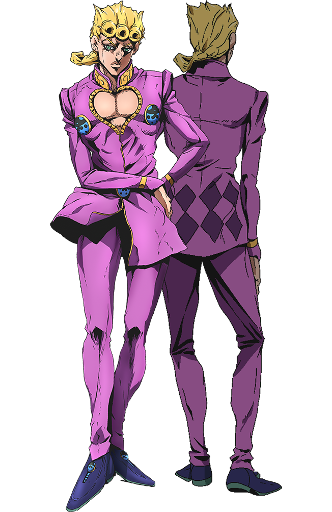 Giovanna Giorno Anime Transparent PNG Image
