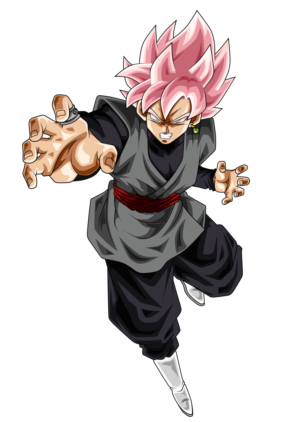 Black Goku Transparent PNG Image