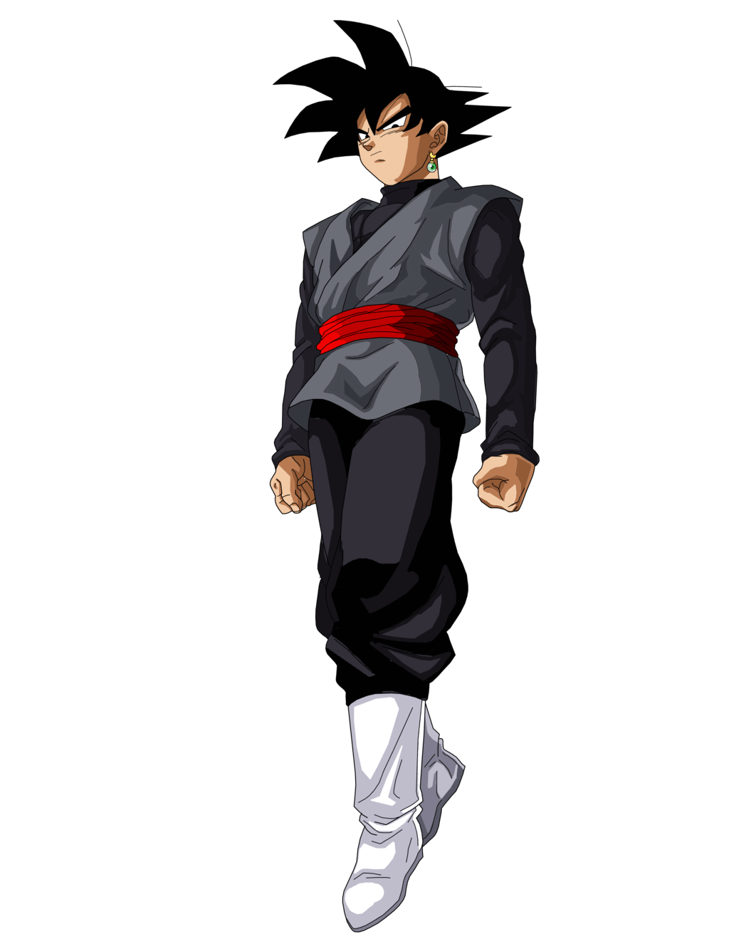 Black Goku Transparent PNG Image