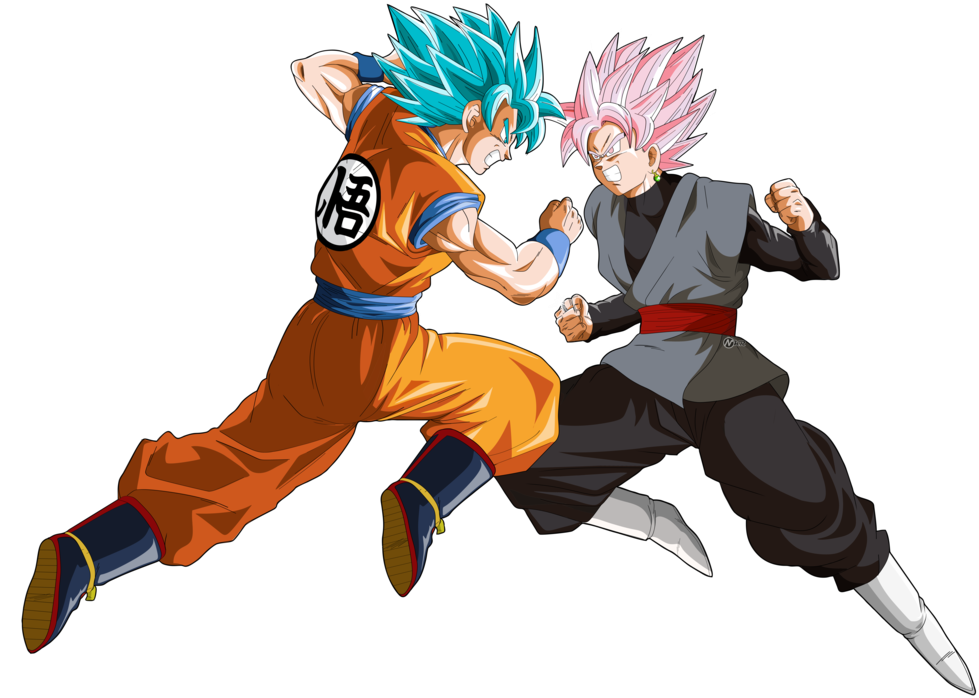 Black Goku Transparent PNG Image