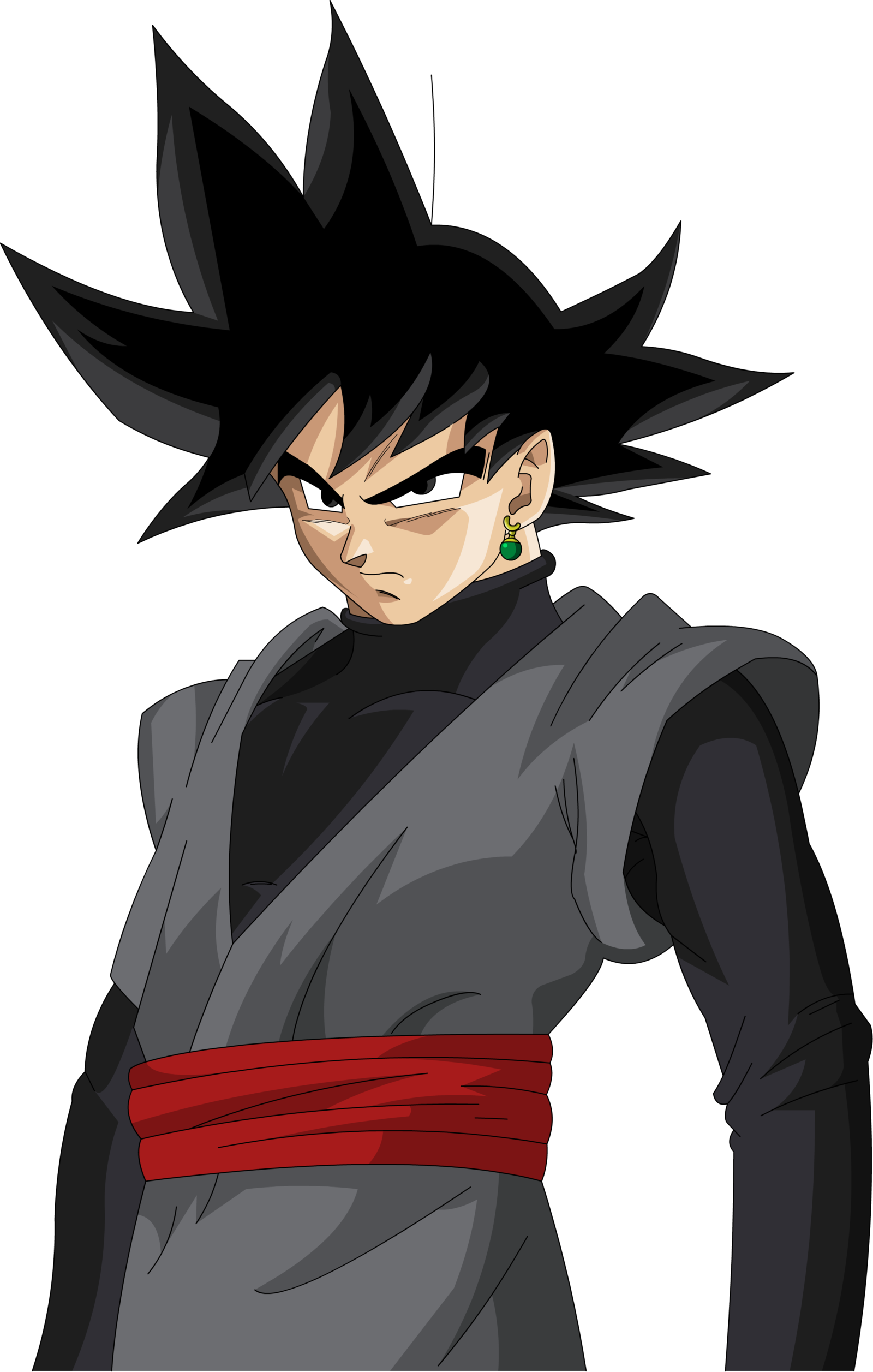 Zamasu Black Goku Transparent PNG Image