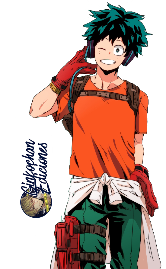 Midoriya Tv Izuku Character File Transparent PNG Image