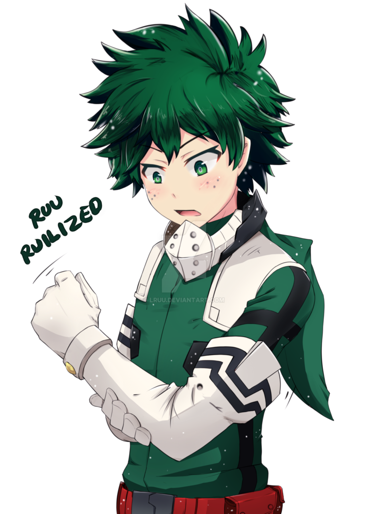 Midoriya Tv Izuku Character Transparent PNG Image