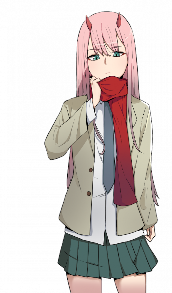 Girl Anime Zero Two Transparent PNG Image