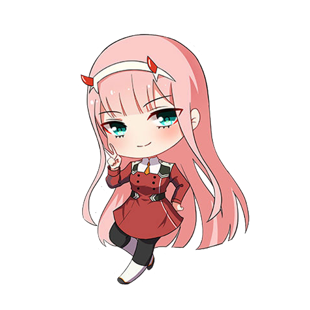 Girl Anime Zero Two Transparent PNG Image