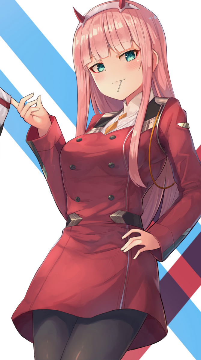 Girl Anime Zero Two File Transparent PNG Image