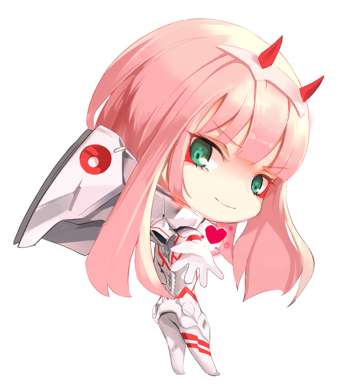 Girl Anime Zero Two Transparent PNG Image