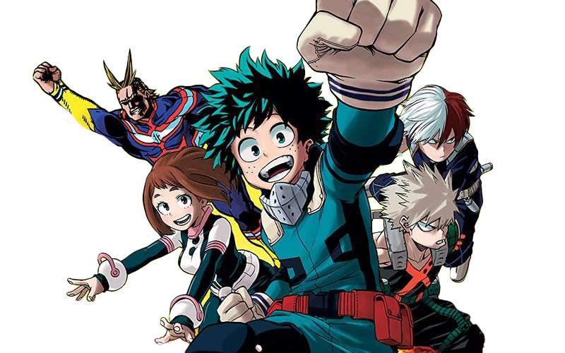 Hero Academia My Characters Transparent PNG Image