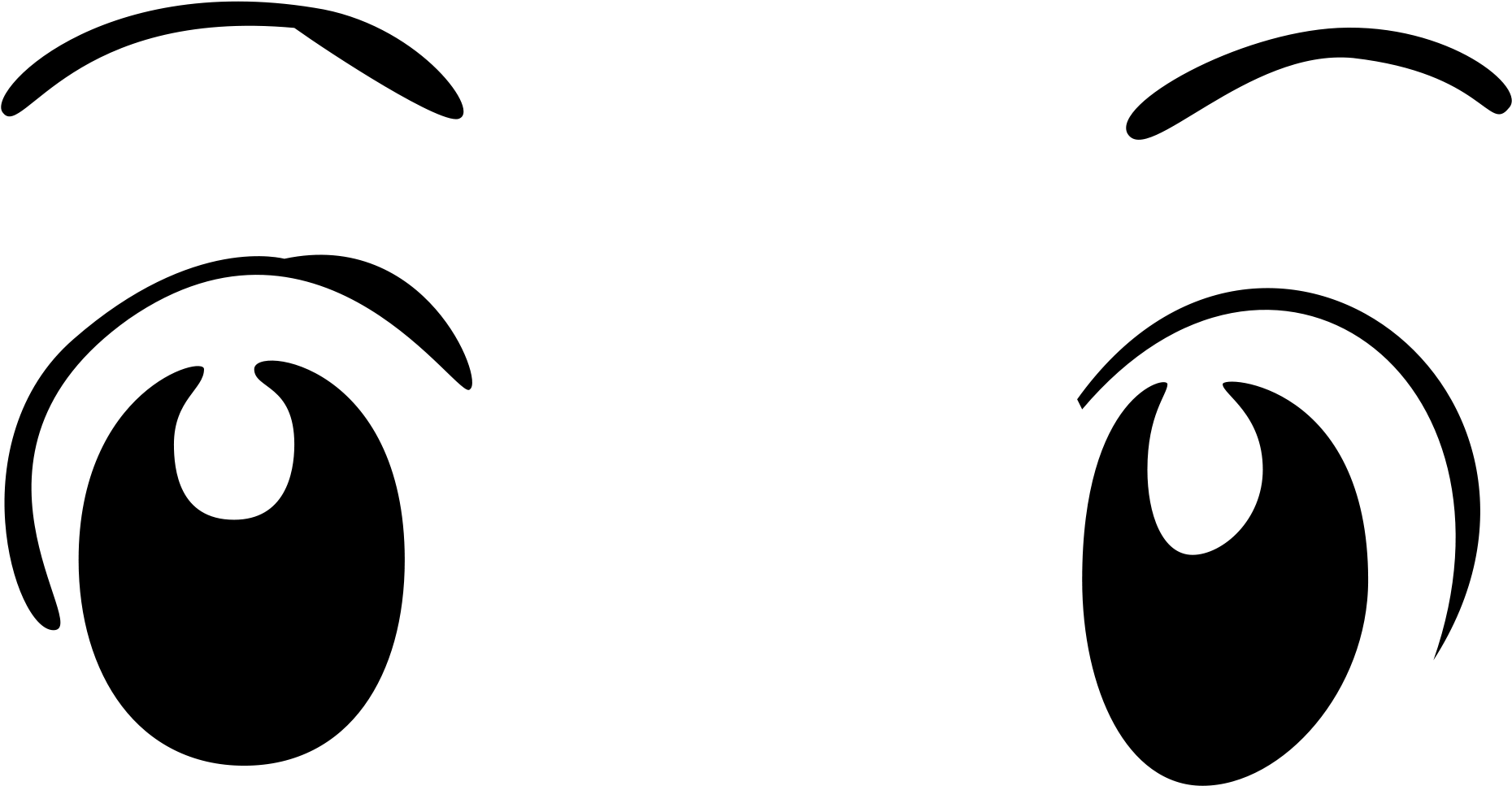 Cute Eyes Anime Transparent PNG Image