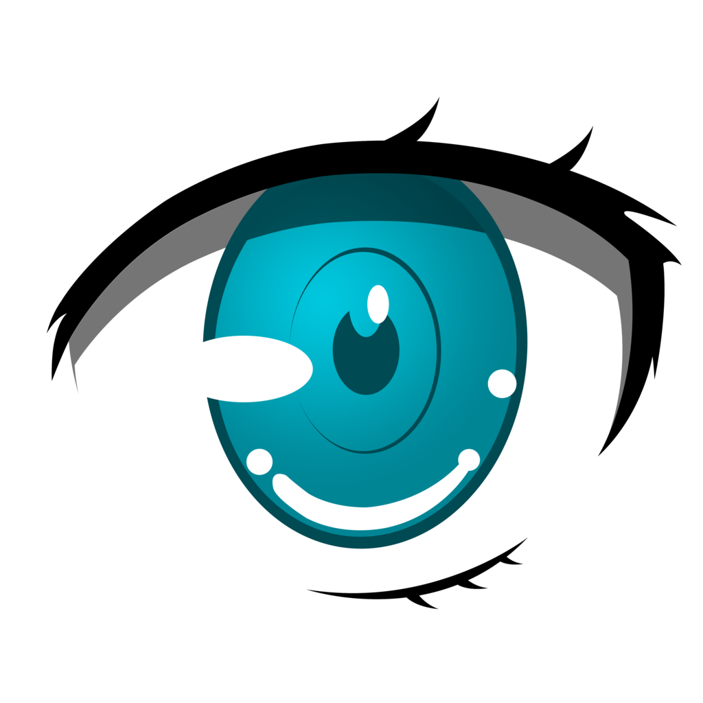 Cute Eyes Anime Transparent PNG Image