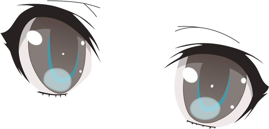 Cute Eyes Anime Transparent PNG Image