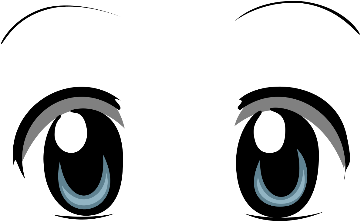 Cute Eyes Anime Transparent PNG Image