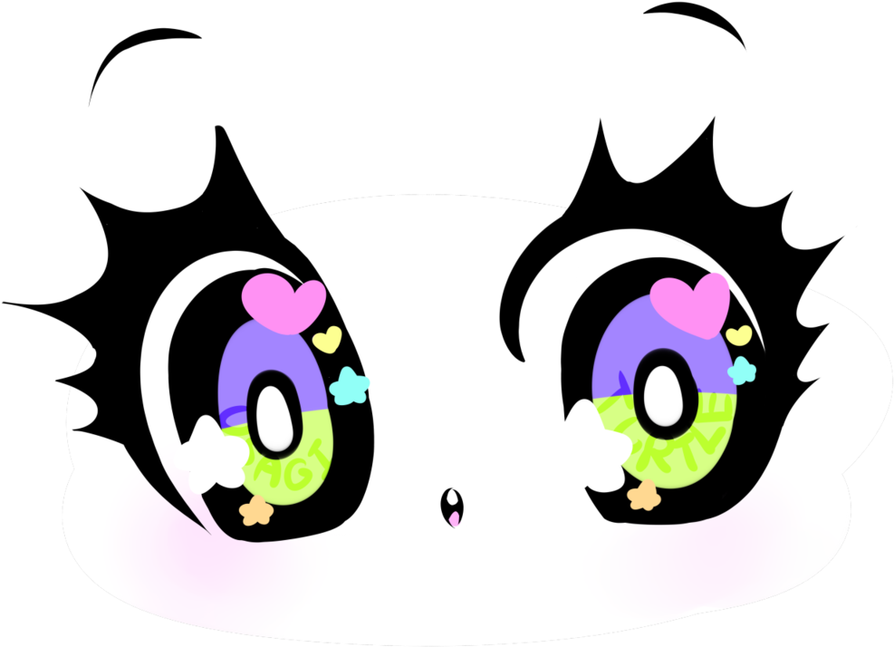 Cute Eyes Anime Transparent PNG Image