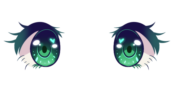 Cute Eyes Anime Transparent PNG Image