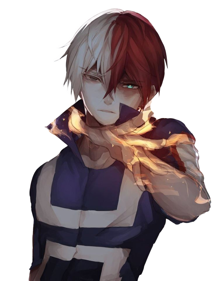 Todoroki Shoto High-Quality Transparent PNG Image