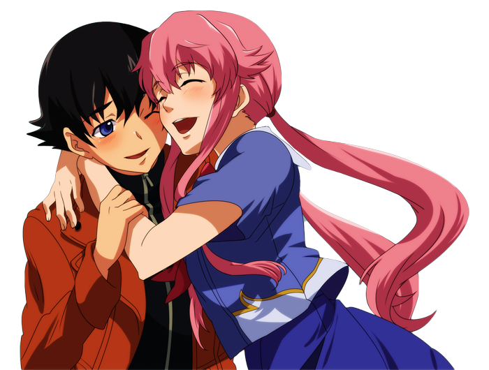 Gasai Anime Female Yuno Transparent PNG Image