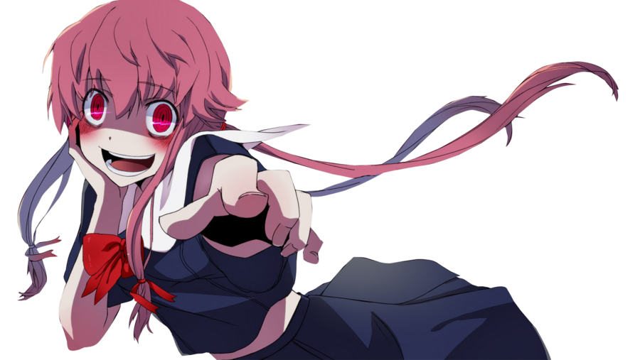 Gasai Anime Female Yuno Transparent PNG Image
