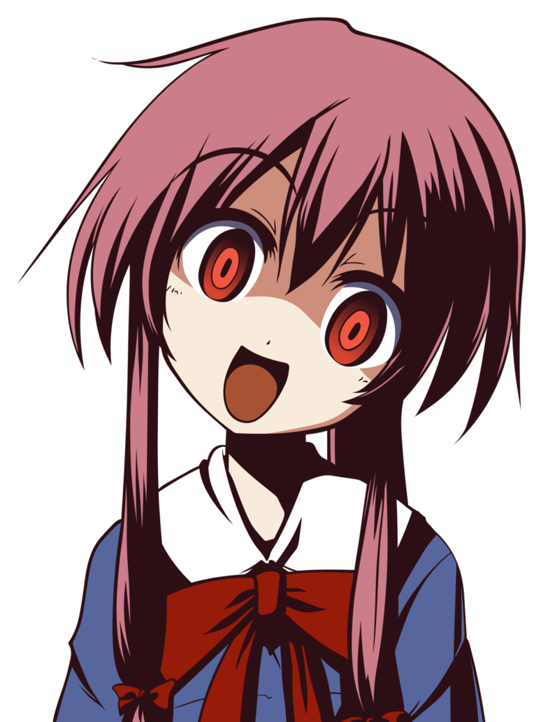 Gasai Anime Female Yuno Transparent PNG Image