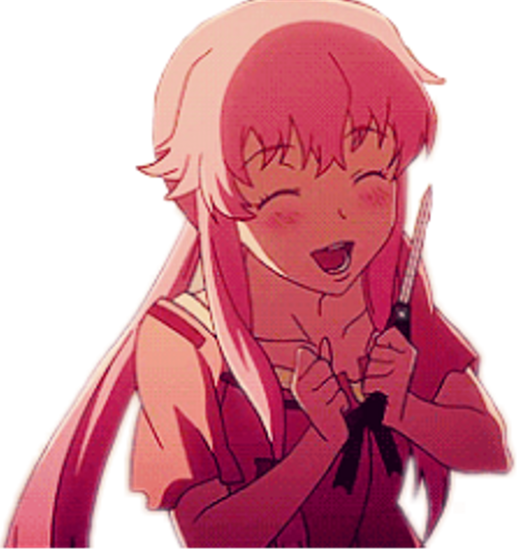 Gasai Yuno Transparent PNG Image