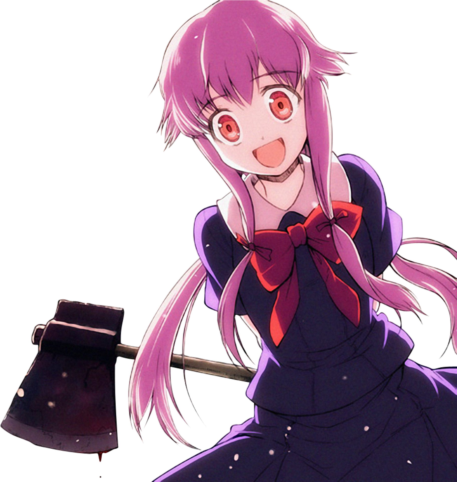 Gasai Yuno Transparent PNG Image