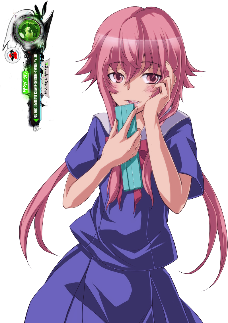 Gasai Yuno Transparent PNG Image