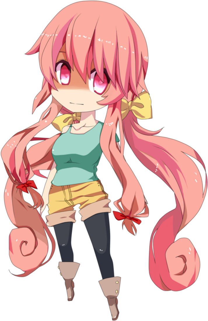 Gasai Yuno Transparent PNG Image