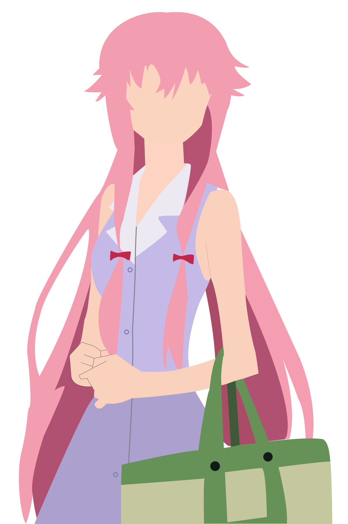 Gasai Yuno Transparent PNG Image