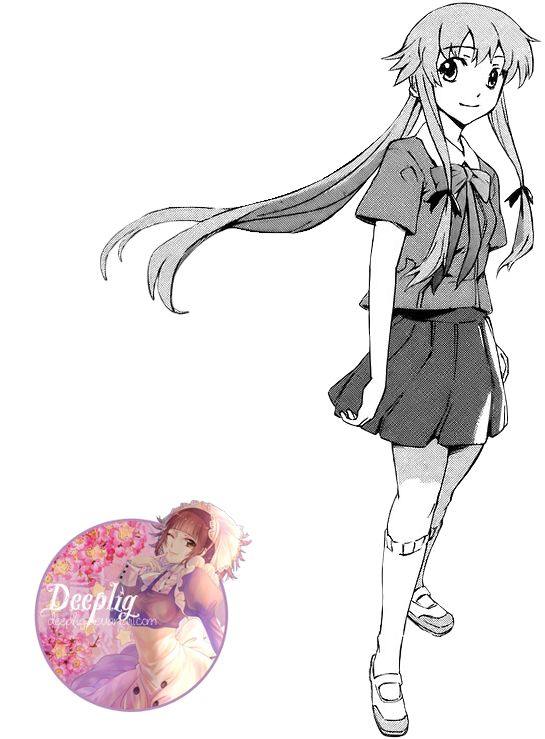 Gasai Yuno Transparent PNG Image