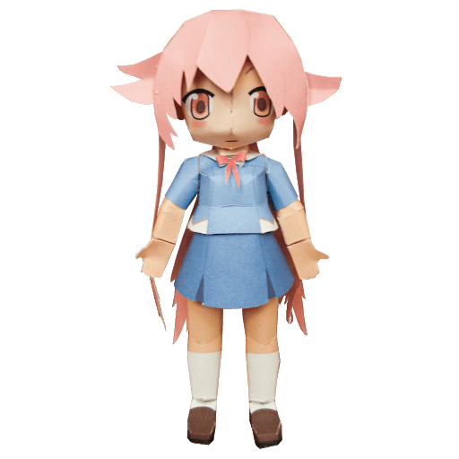 Gasai Yuno Transparent PNG Image
