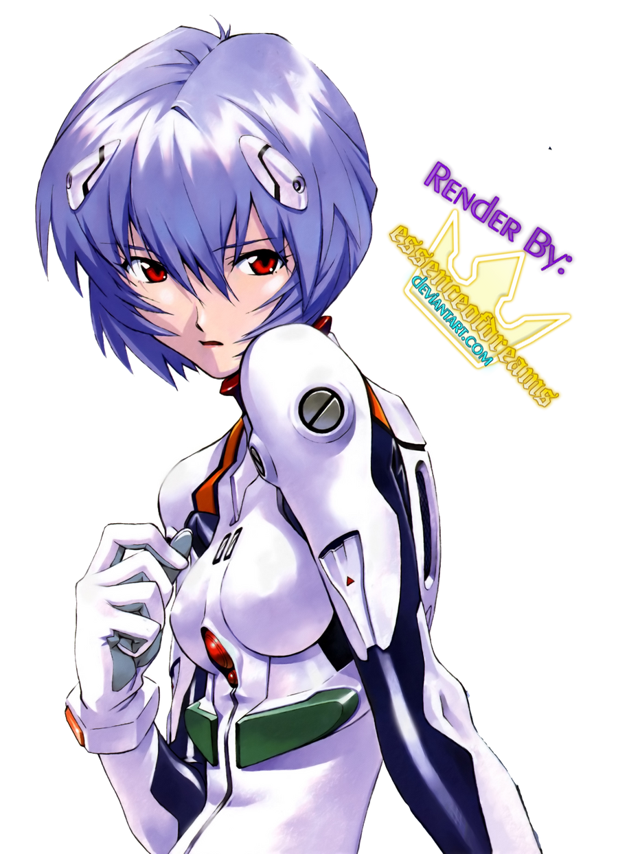 Ayanami Rei Transparent PNG Image