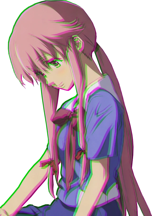 Gasai Yuno Transparent PNG Image