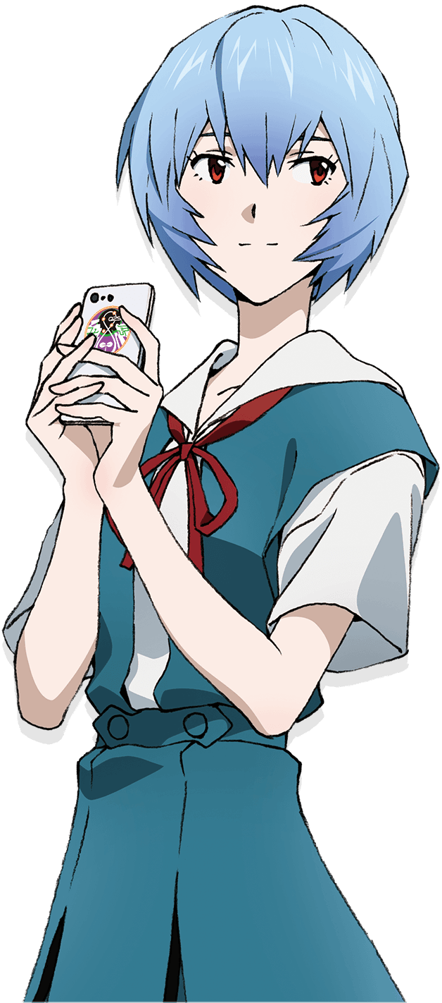 Ayanami Rei Transparent PNG Image